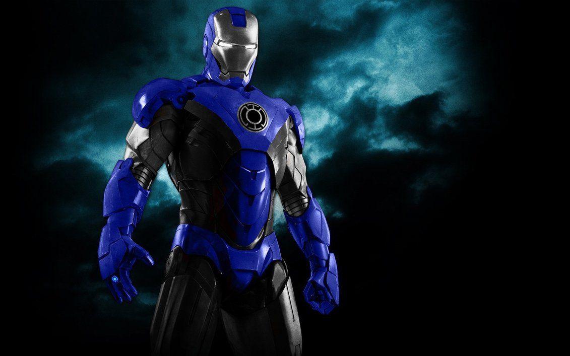 1131x707 Iron Man Blue Lantern Armor