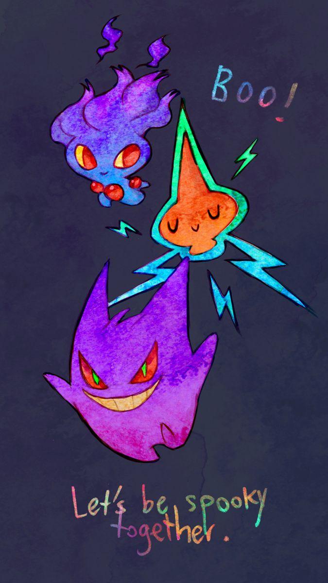 675x1200 Cute Mismagius, Rotom & Gengar (Ghost Types). Pokemon Pokemon