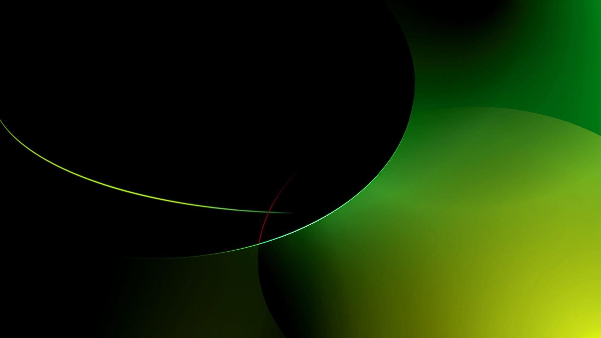 1920x1080 Black and Green Desktop Wallpaper