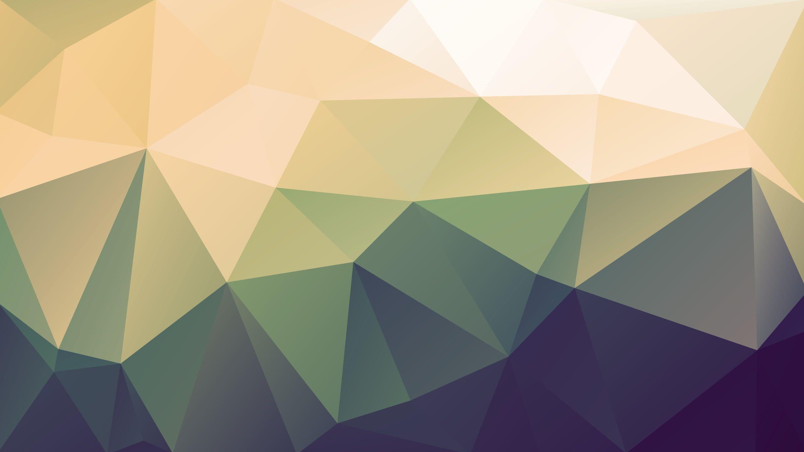 Bright Green Abstract Geometric Triangle Background Ultra HD Desktop  Background Wallpaper for & Triple : Tablet : Smartphone