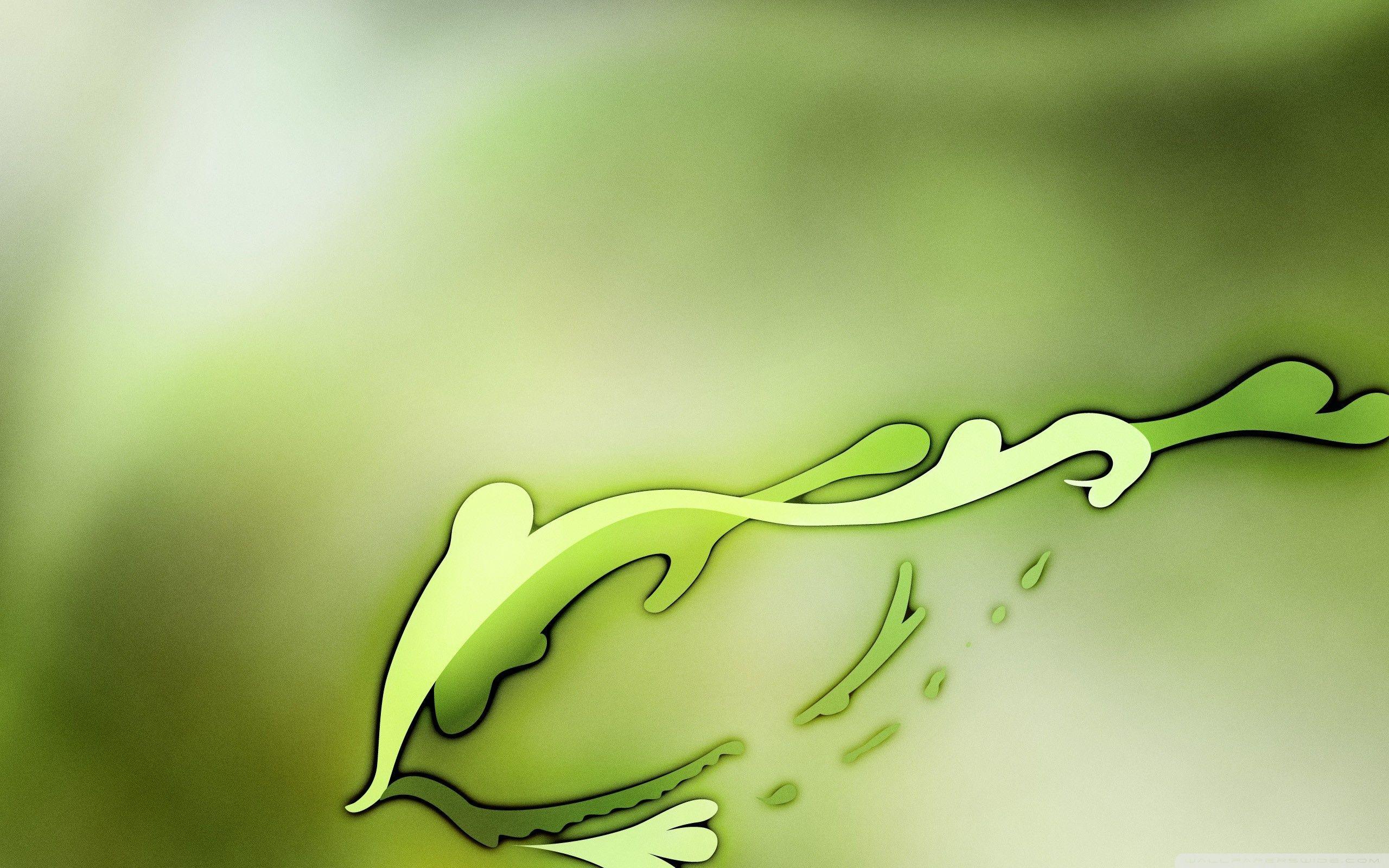 2560x1600 Abstract Green Background ❤ 4K HD Desktop Wallpaper for 4K
