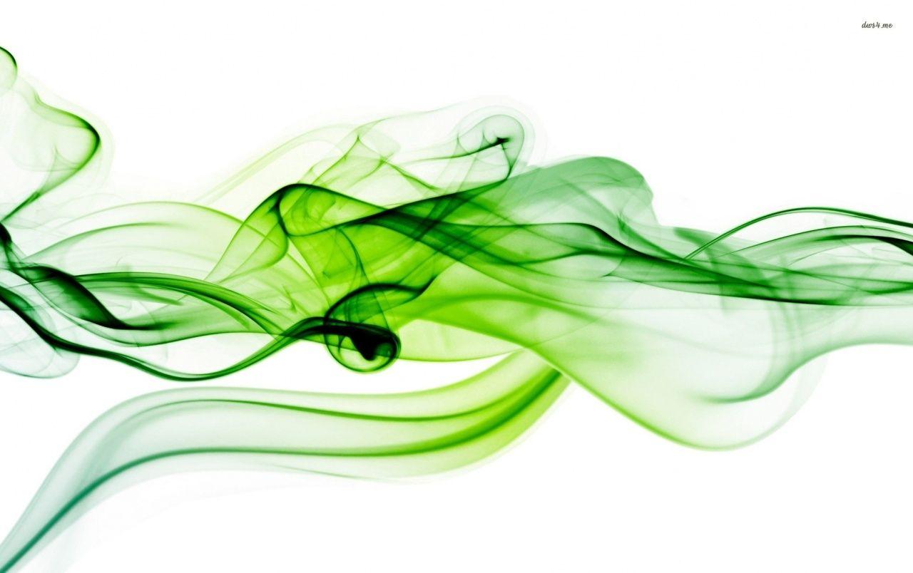 Download Circle Made Of Green Smoke Wallpaper  Wallpaperscom
