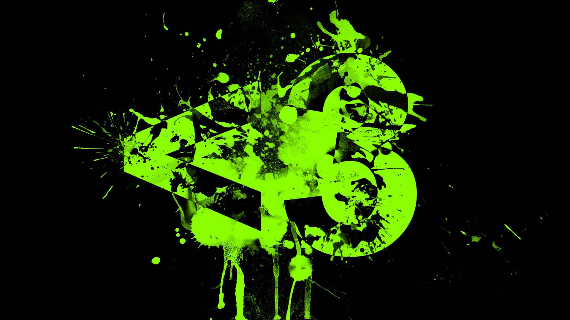 1920x1080 Green Black Wallpaper