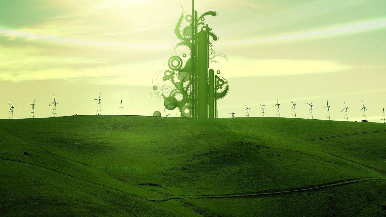 1244x700 Green abstract nature wallpaperx1080