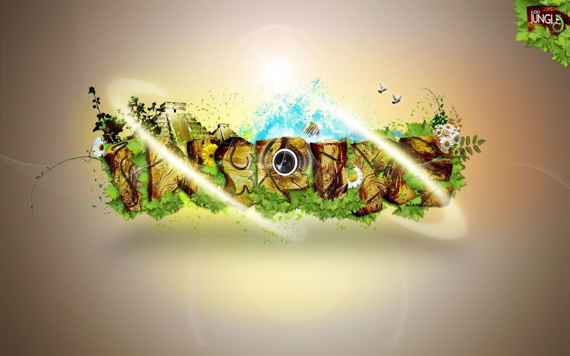 1920x1200 abstract, jungle, audio wallpaper