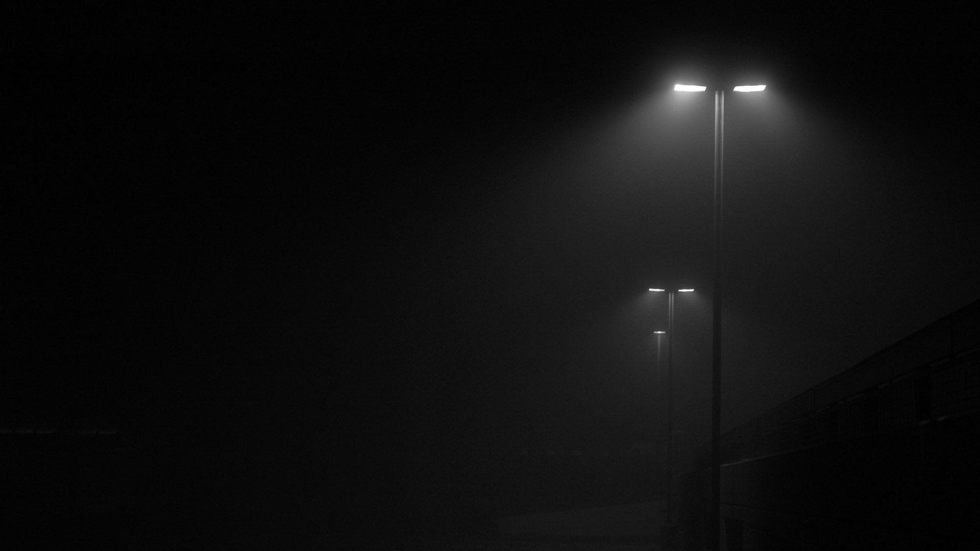 1920x1080 black, Street light, Minimalism Wallpaper HD / Desktop