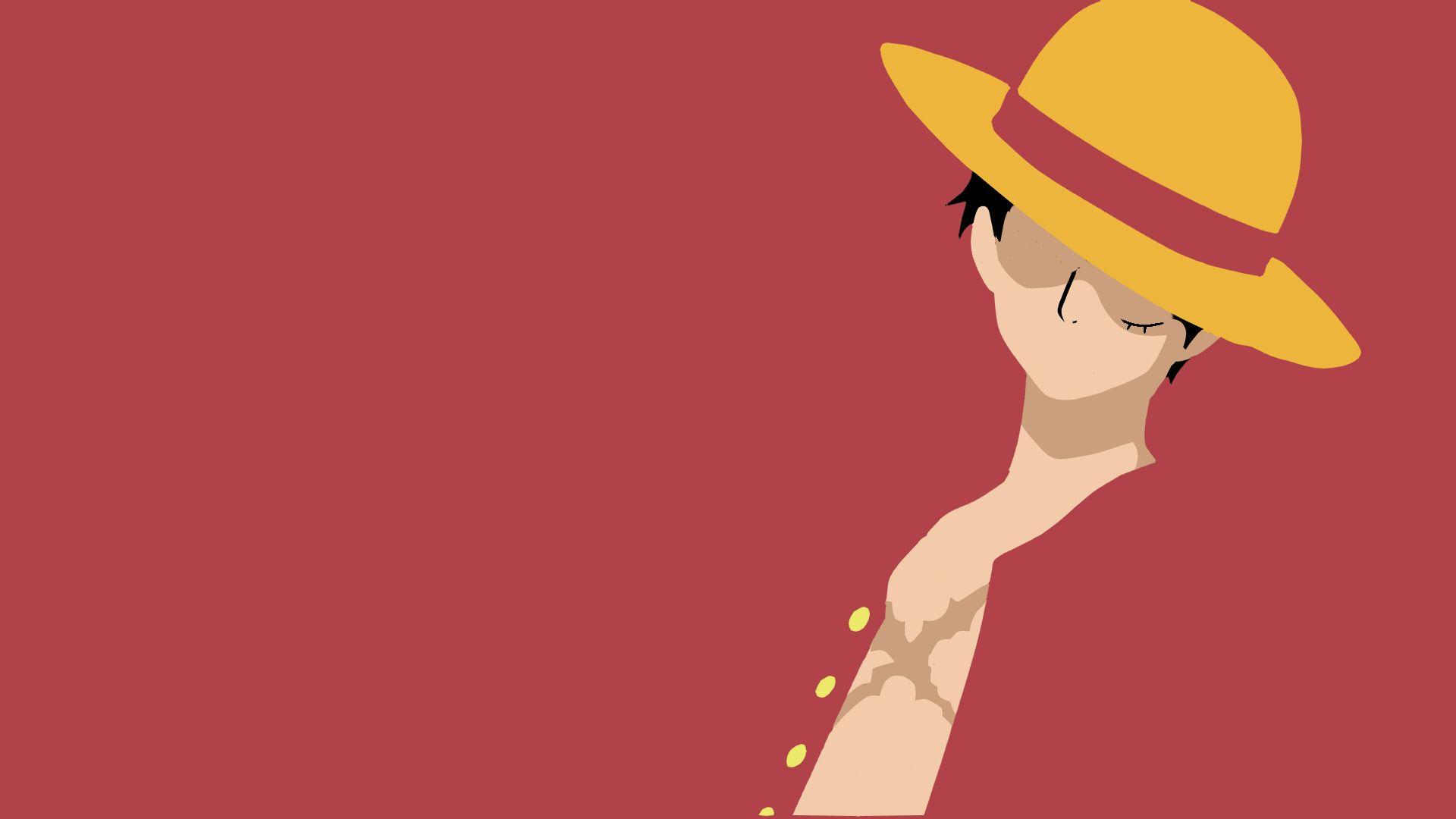 Luffy One Piece Minimalist Wallpapers - Top Free Luffy One Piece Minimalist  Backgrounds - WallpaperAccess