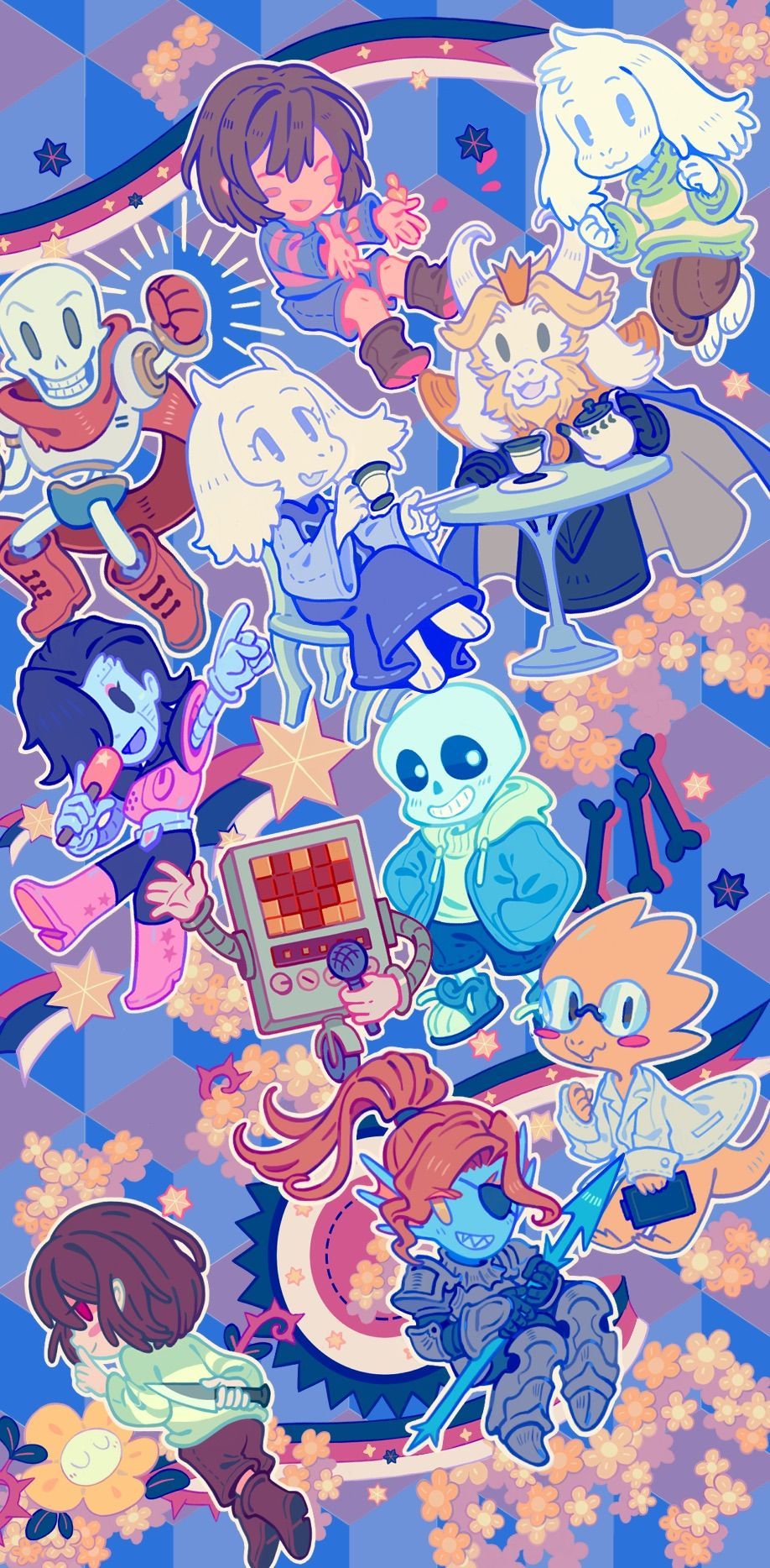 918x1867 UNDERTALE fan art wallpaper