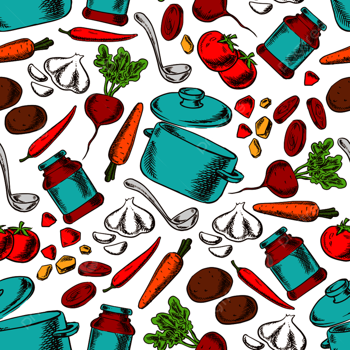 1200x1200 Cooking Vegetarian Soup With