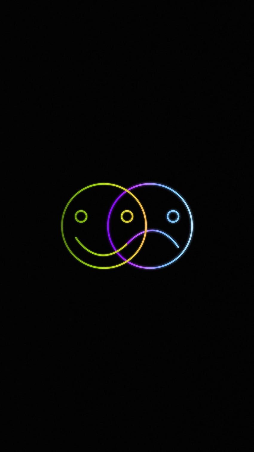 850x1511 Sad neon HD wallpaper
