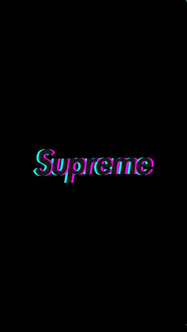 736x1307 Download Sad Dope Glitch Supreme Logo
