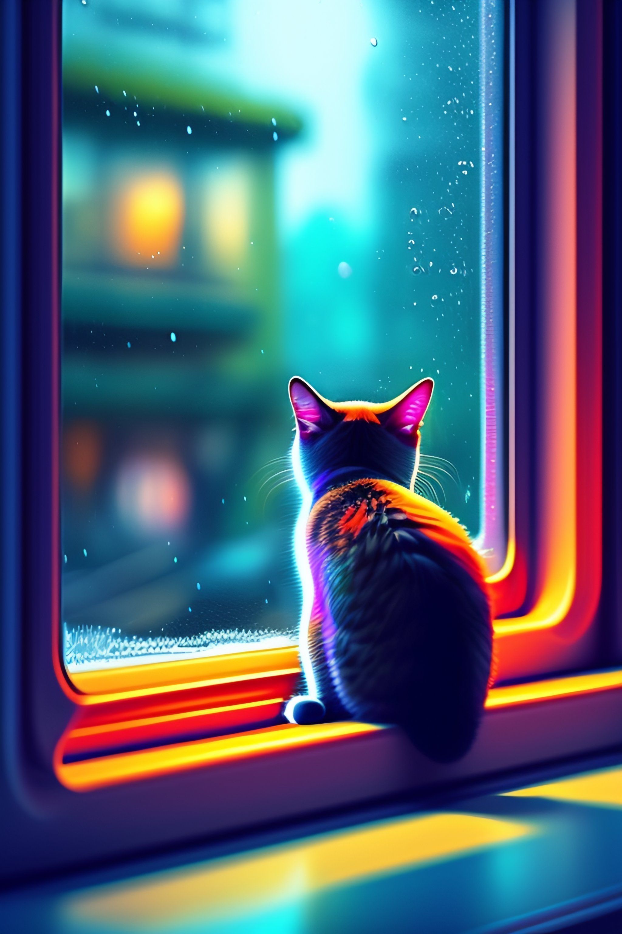 2048x3072 Lexica style lofi song artwork