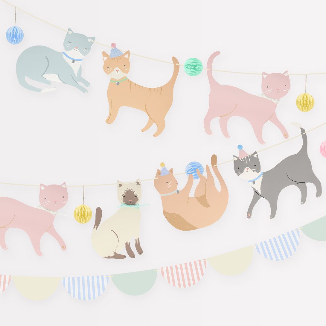 1090x1090 Kitten Party Garland