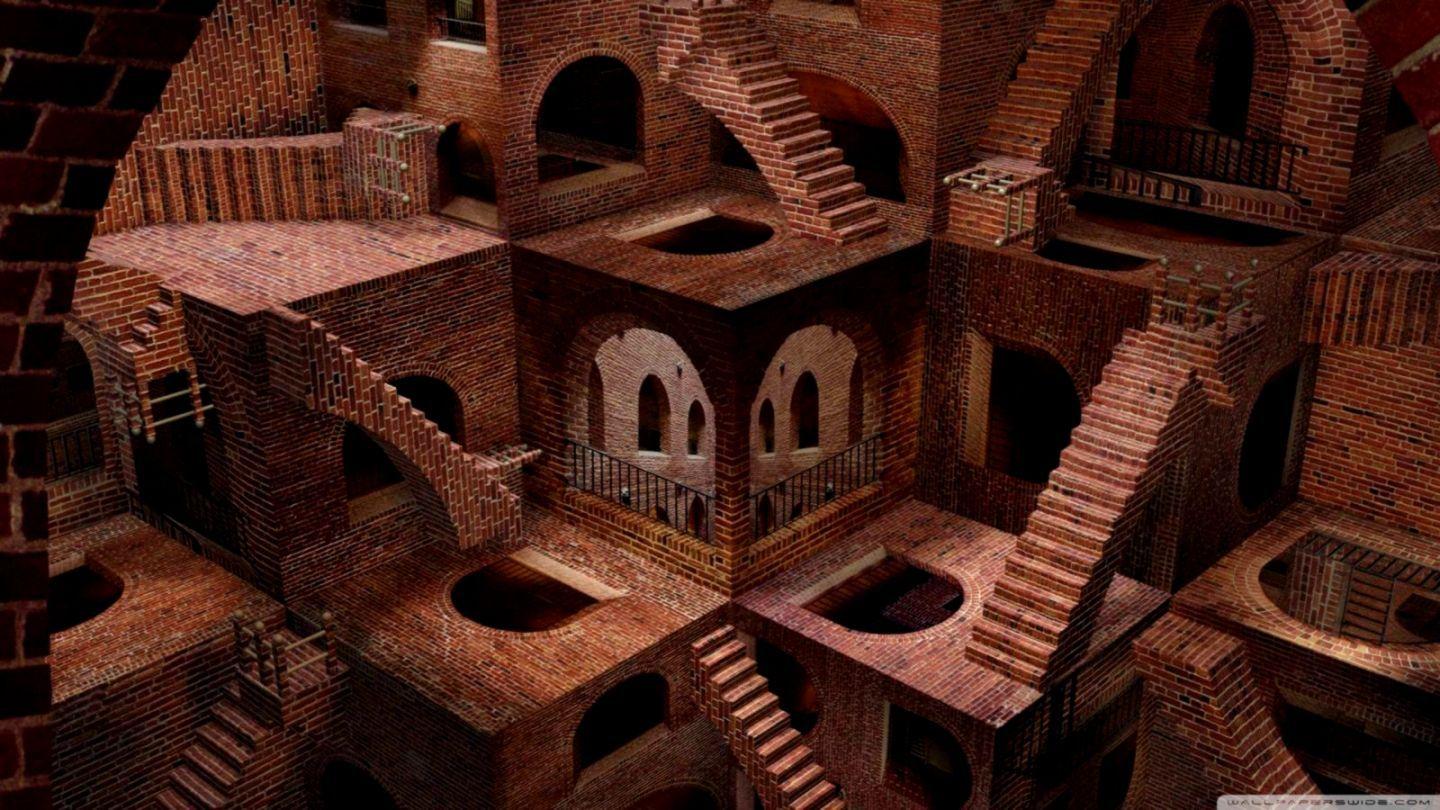 1440x810 Optical Illusion Wallpaper