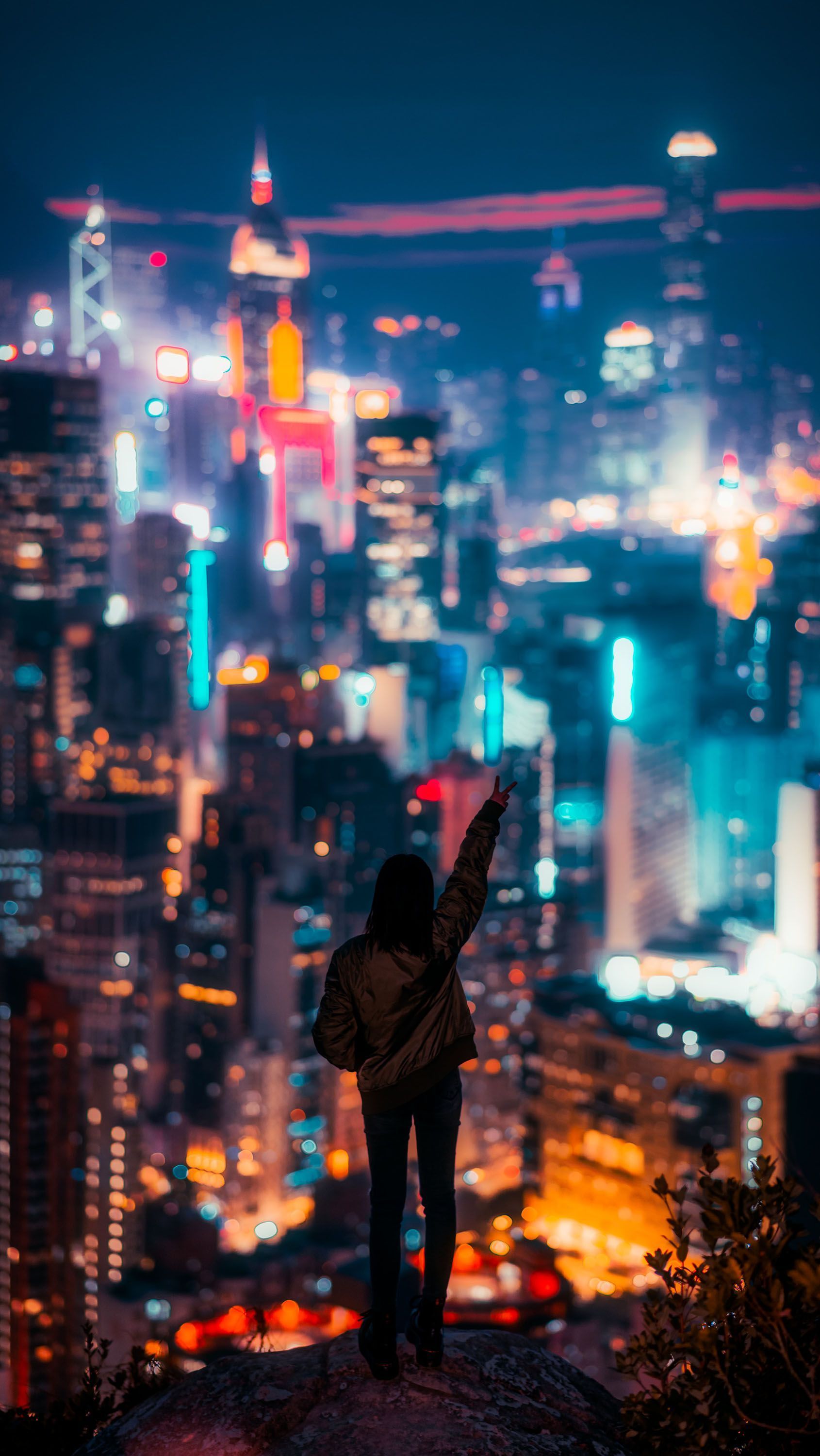 1690x3000 Wallpaper Cityscape, Playlist, Deezer