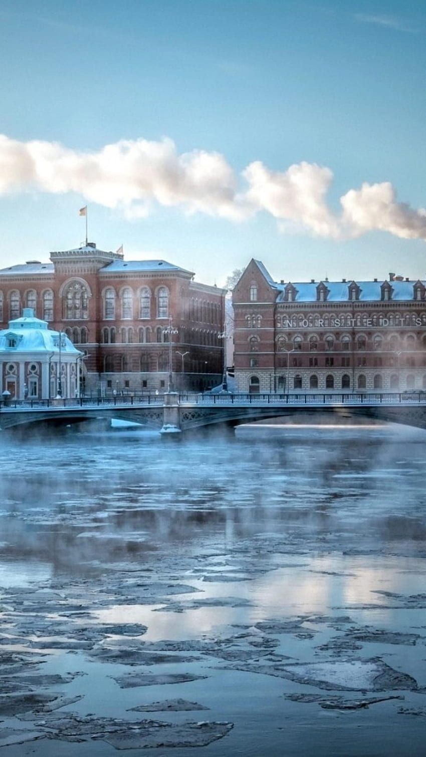 850x1511 Sweden Winter iPhone, Stockholm Snow HD