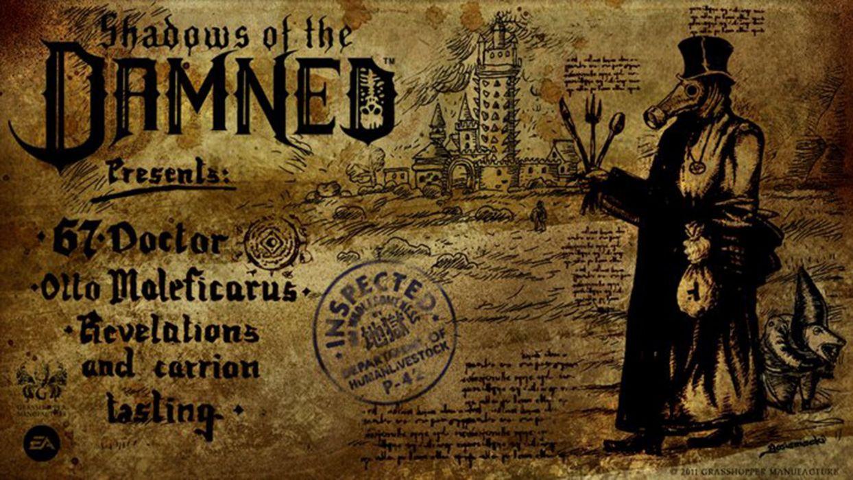 1244x700 SHADOWS OF THE DAMNED psychological horror comedy dark adventure