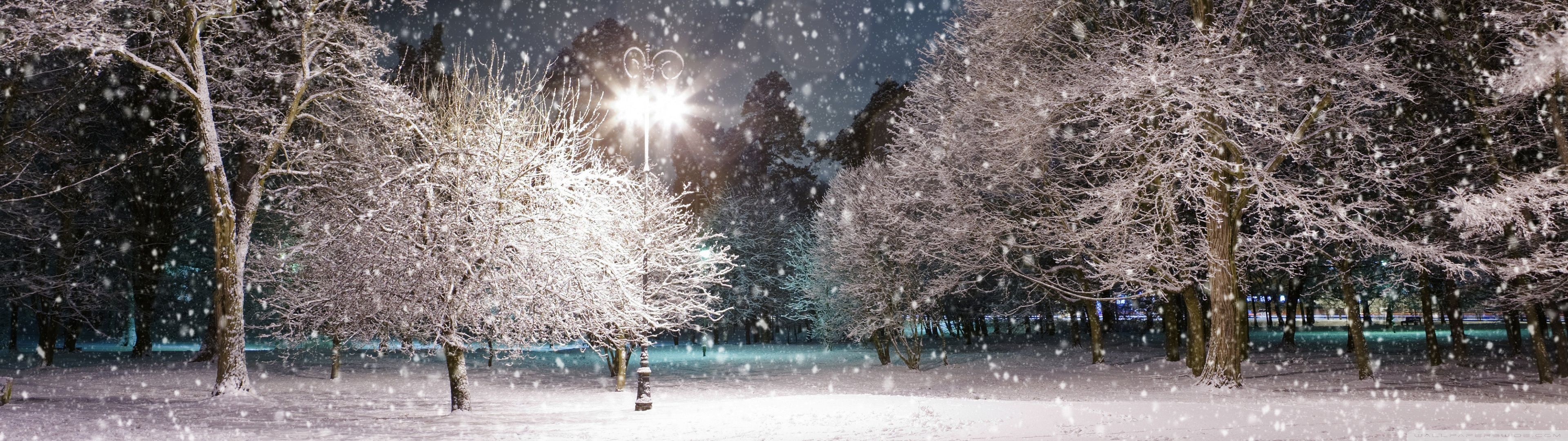 3840x1080 Winter Wallpaper