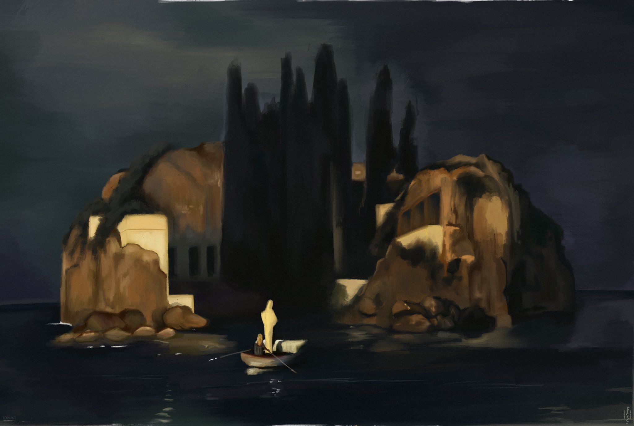 2048x1376 attempt to recreate Die Toteninsel
