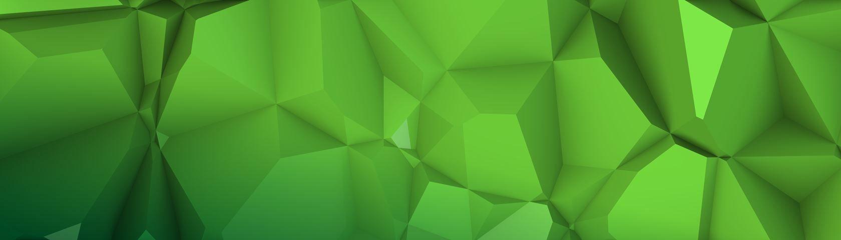 1680x480 Polygon Green • Hình ảnh • WallpaperFusion