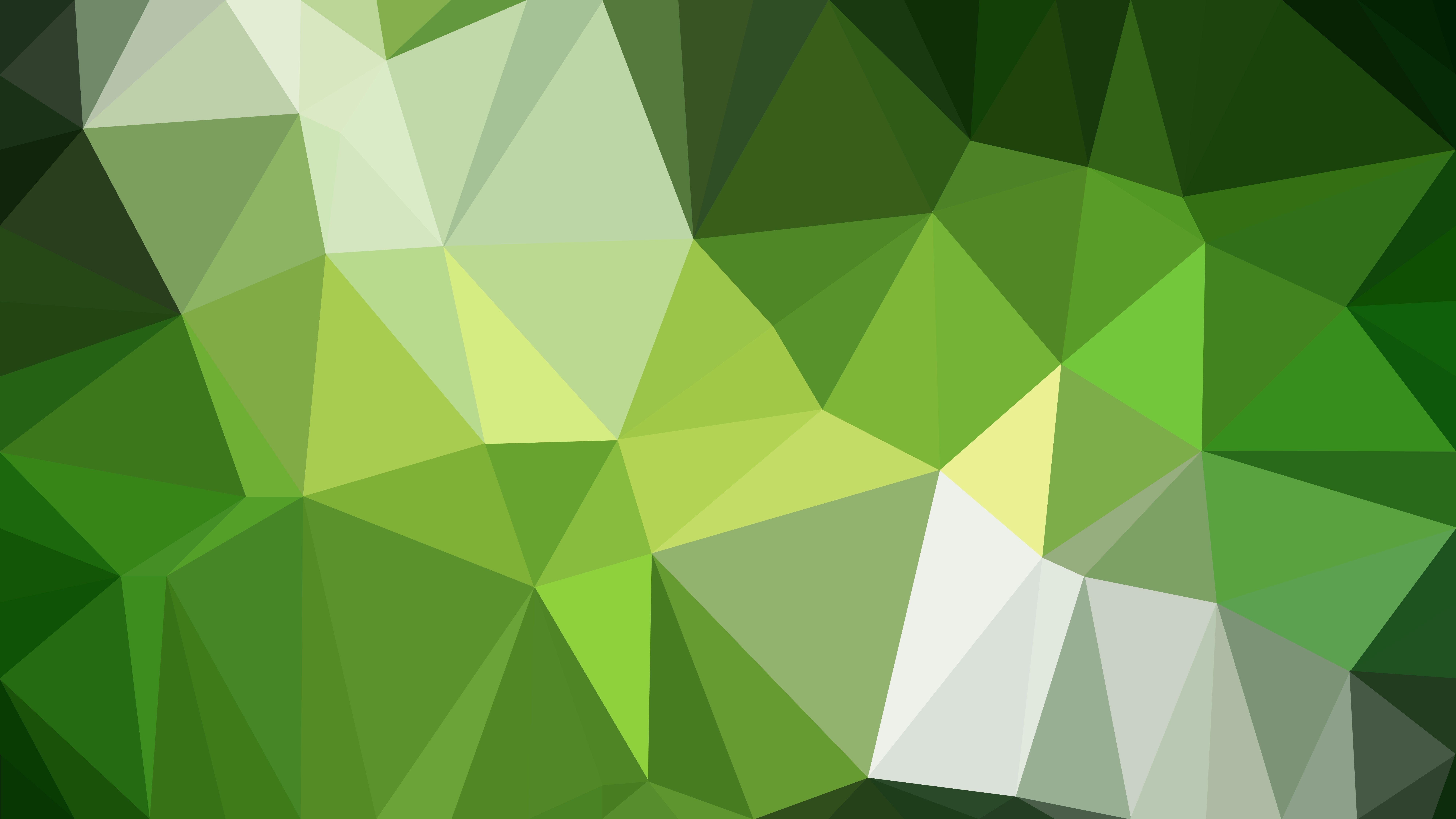 Đồ họa vector nền trừu tượng đa giác màu xanh lá cây 8000x4500