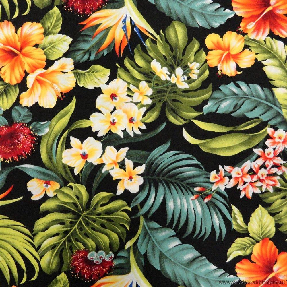 1000x1000 Colorful hawaiian flowers wallpaper