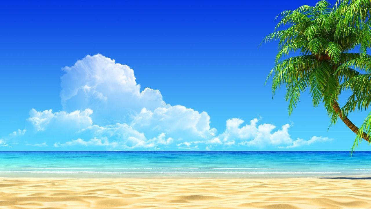 1280x720 Hawaii Beach Wallpaper for Android