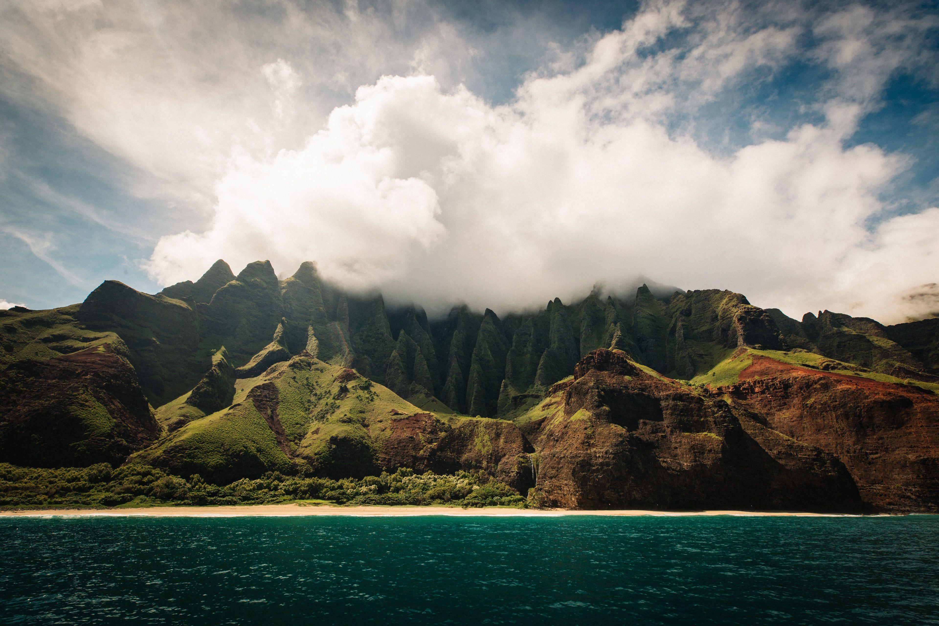 3840x2560 3840x2560 #sky, #greenery, #hawaii background