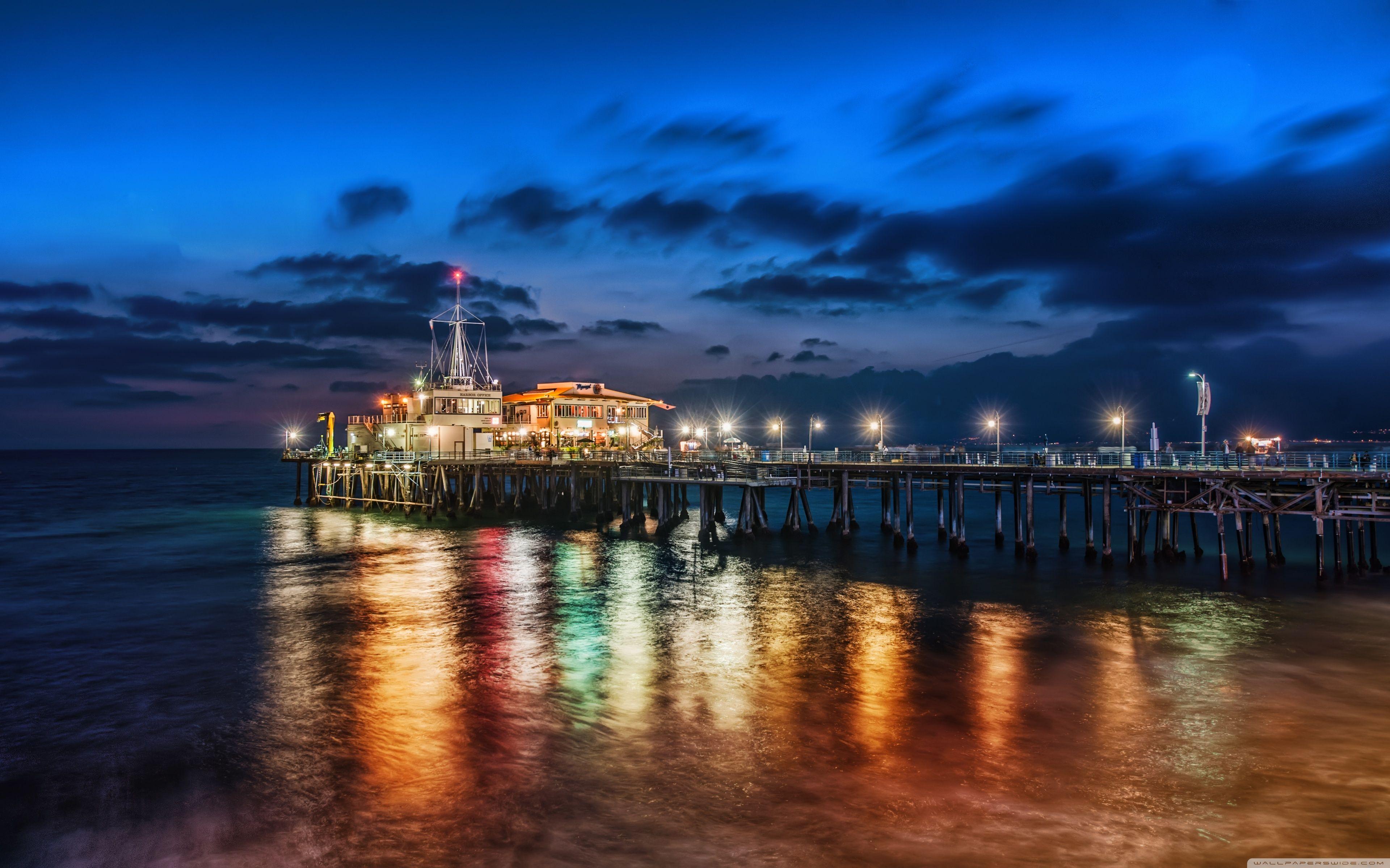 Hình nền Cầu tàu Santa Monica 3840x2400