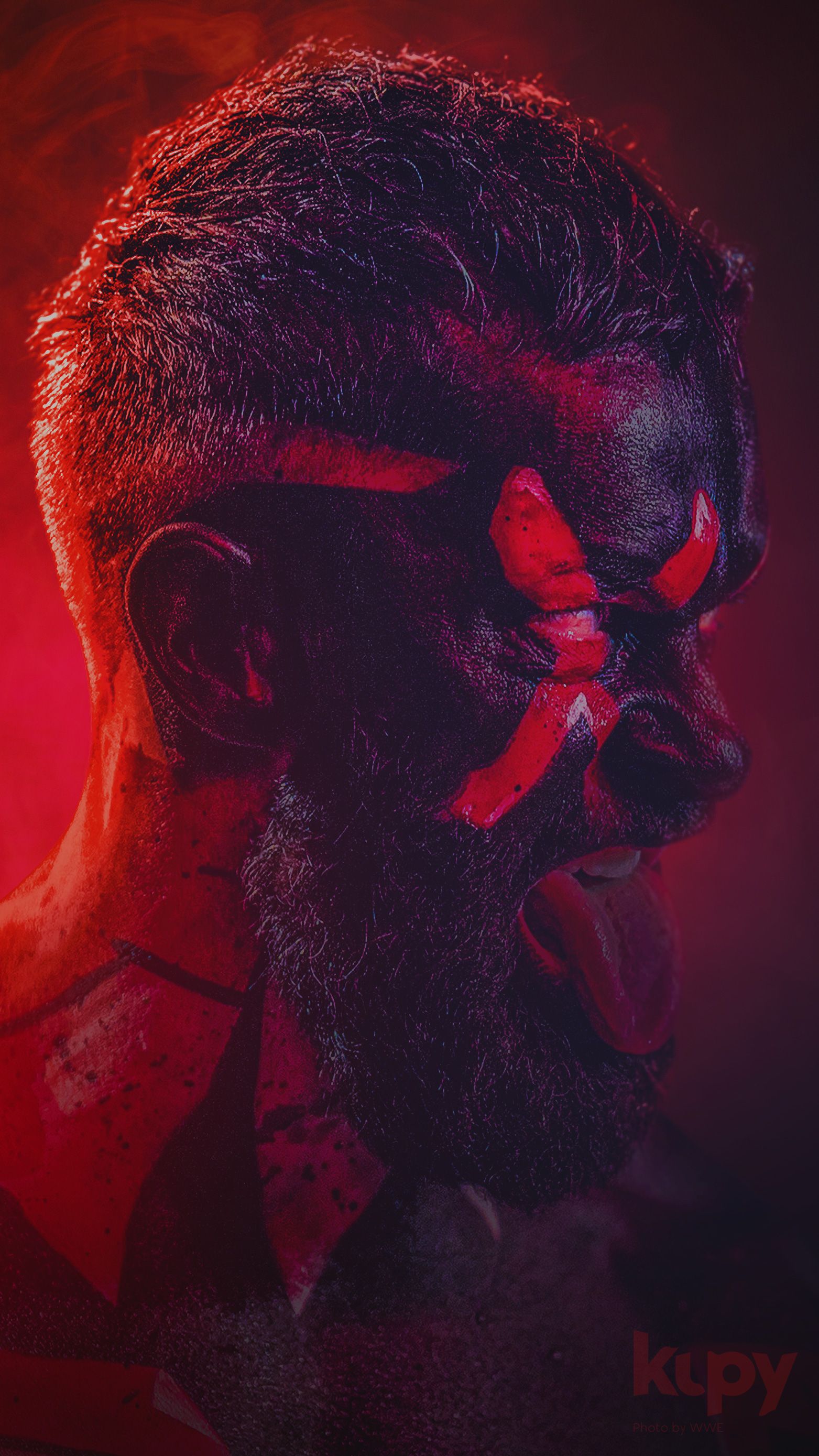 1563x2778 NEW Finn Balor The Demon wallpaper
