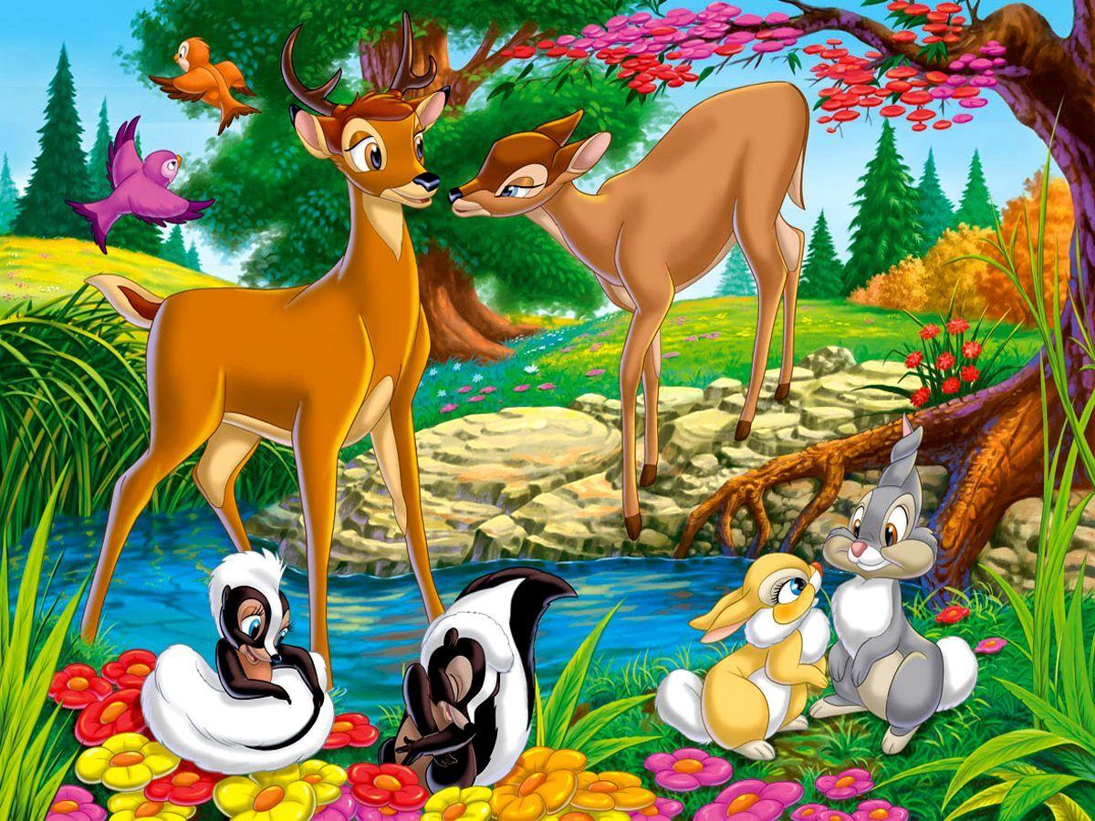 1200x900 Wallpaper Bambi Disney Cartoons