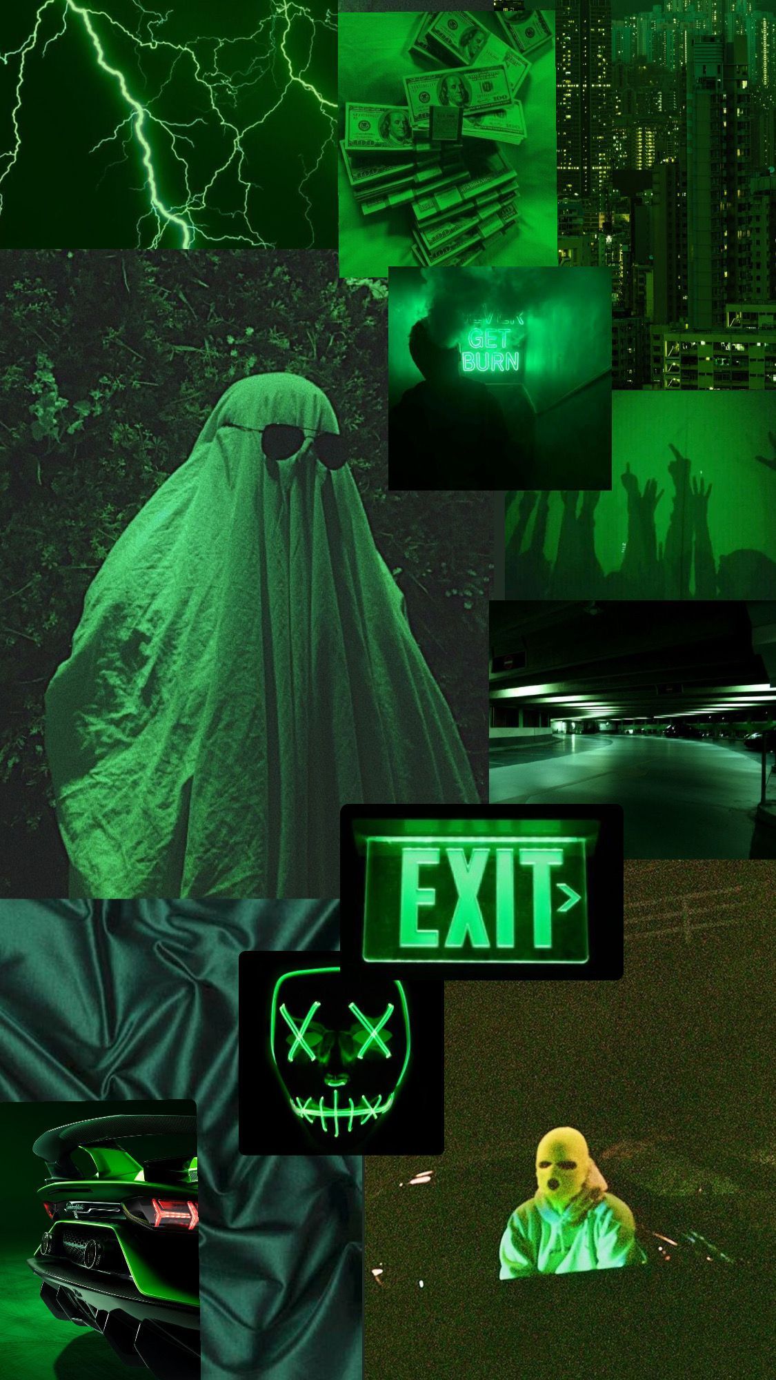 1125x2000 Green aesthetic wallpaper boys