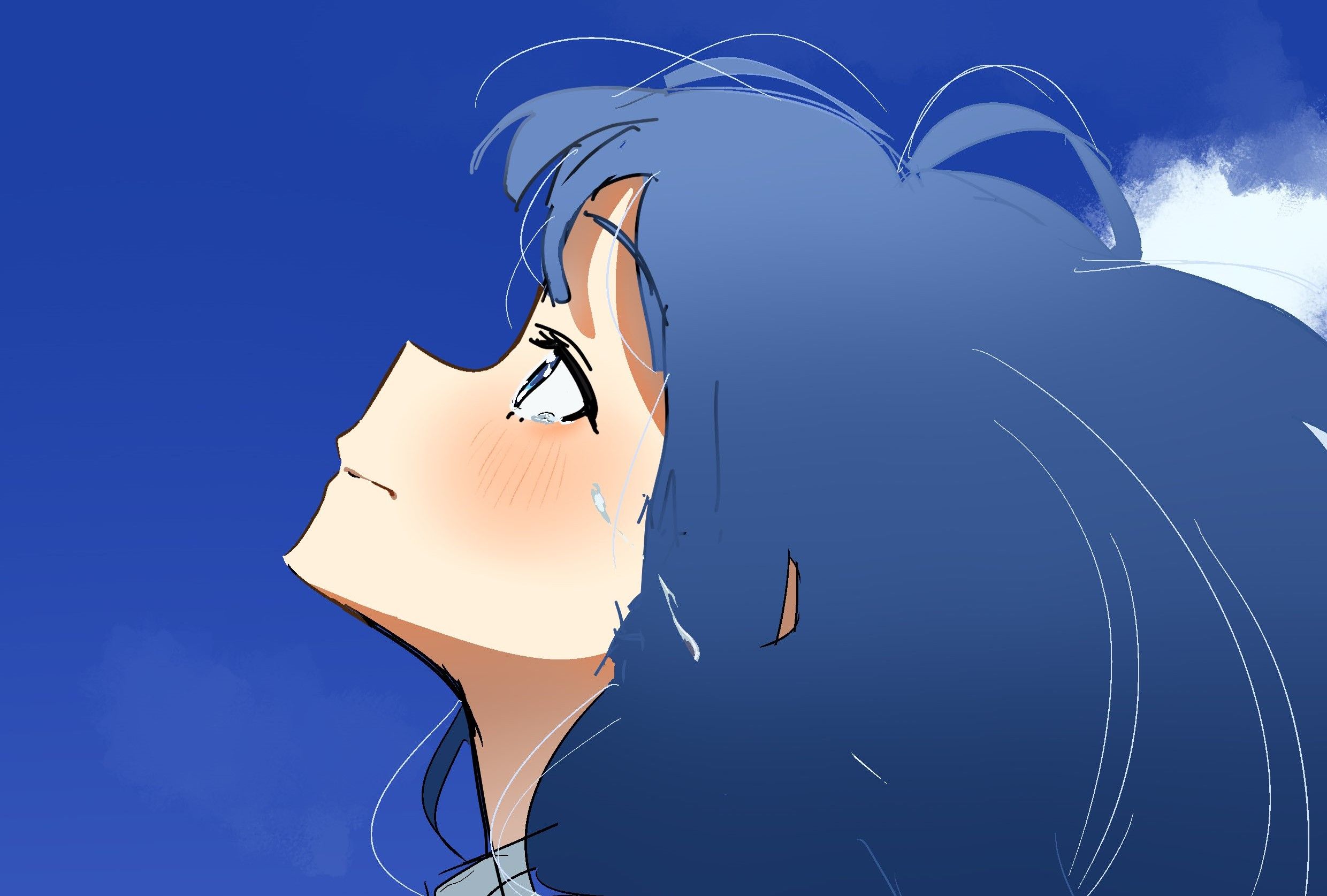 2480x1674 HD Wallpaper of Anna Yanami by マイコー