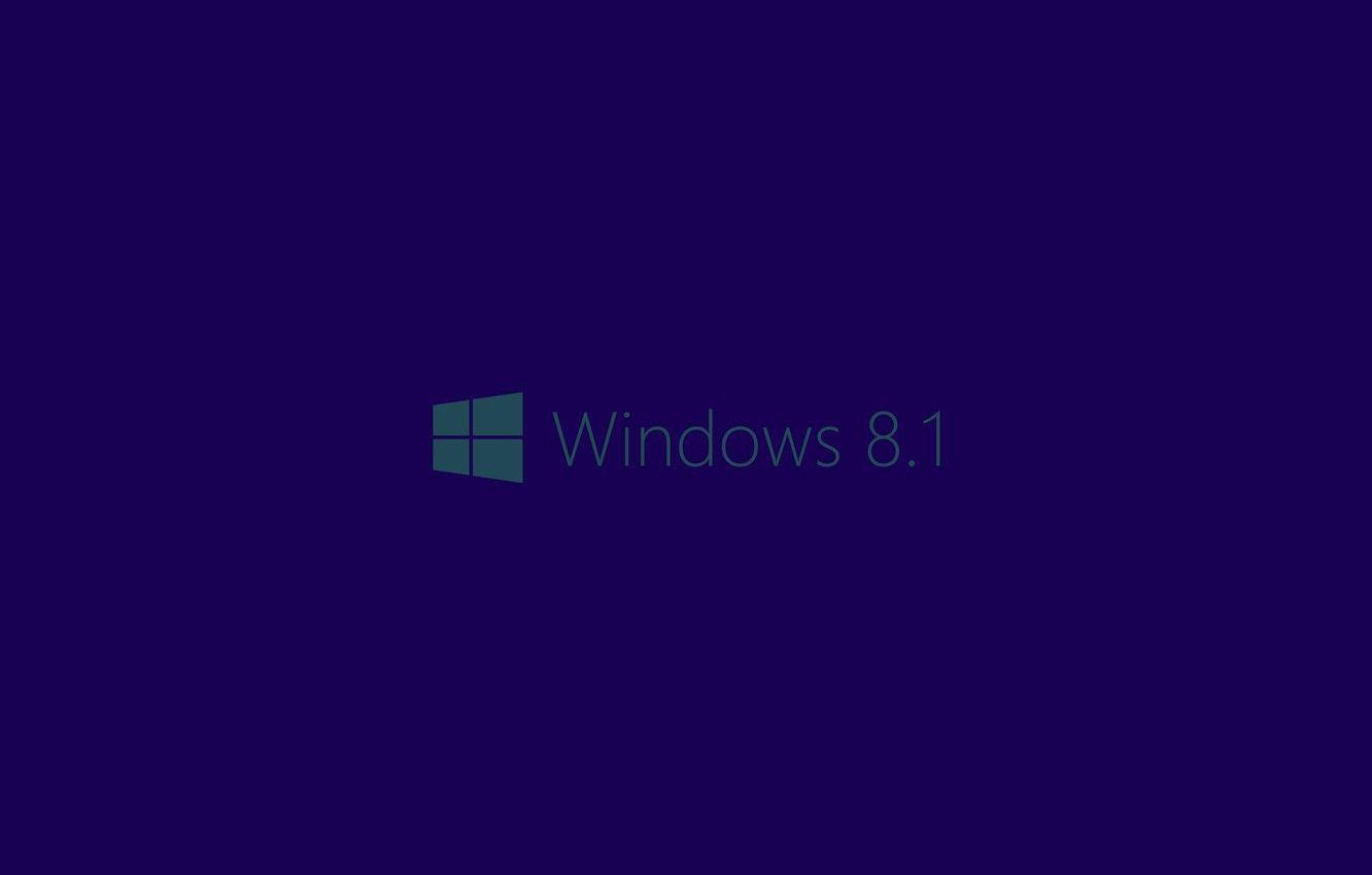1332x850 Wallpaper blue, background, logo, Windows 8.1 image