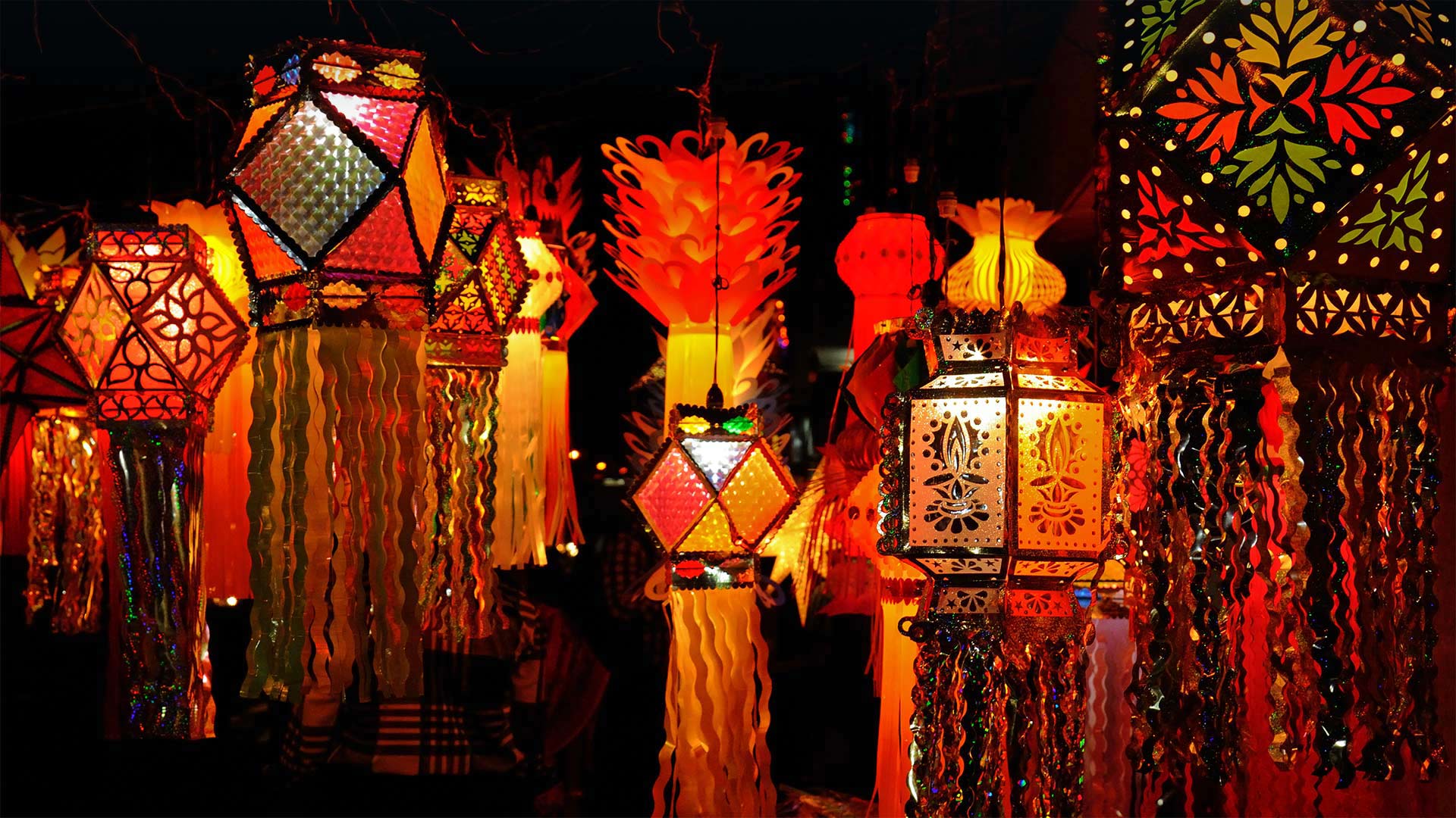 1920x1080 Diwali Lights
