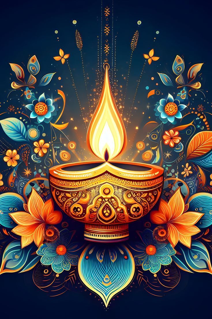 735x1103 Diwali Wallpaper