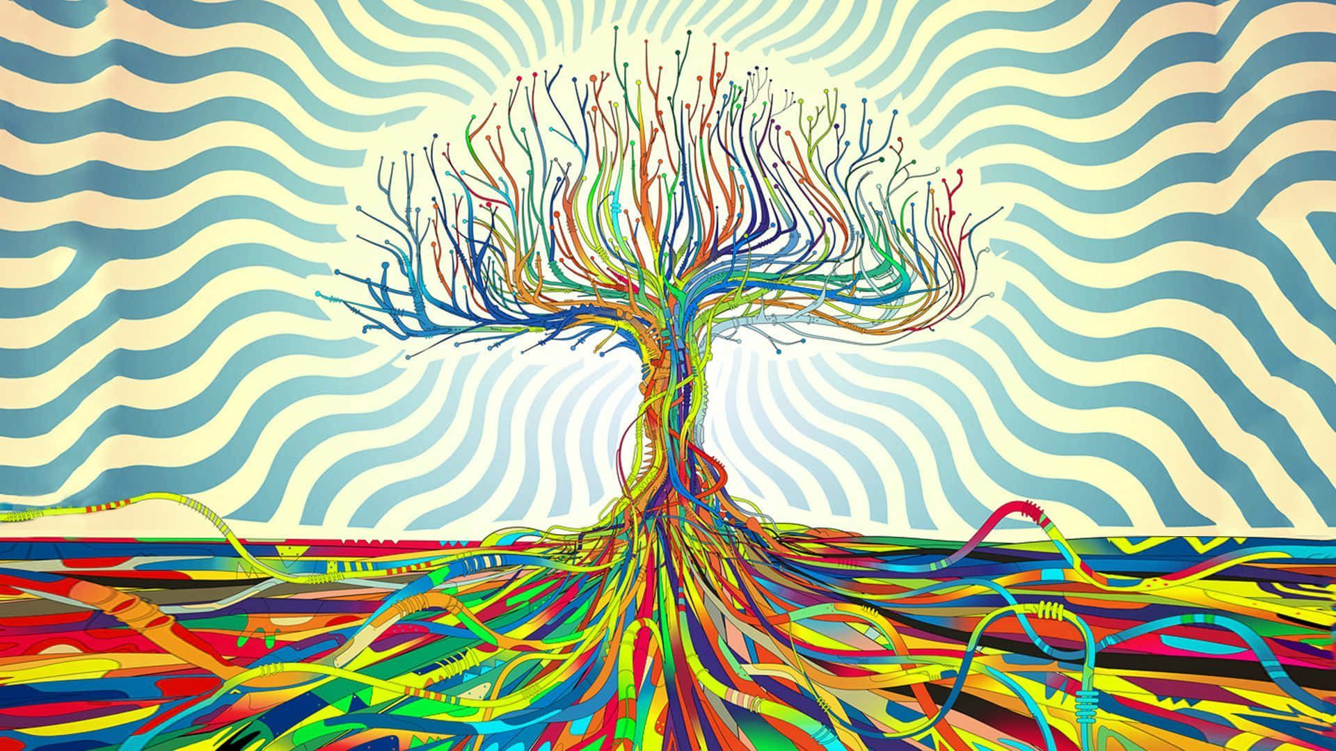 1920x1080 Colorful Roots Wallpaper