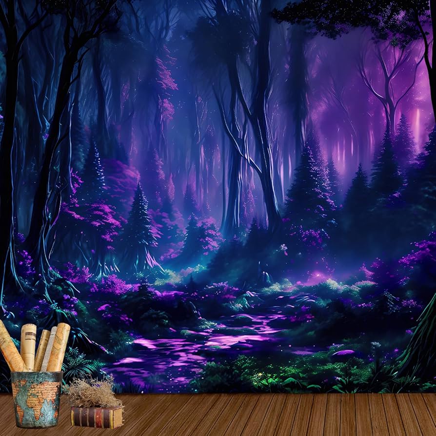 894x894 XIGUAGUO Forest Tree Tapestry Wall