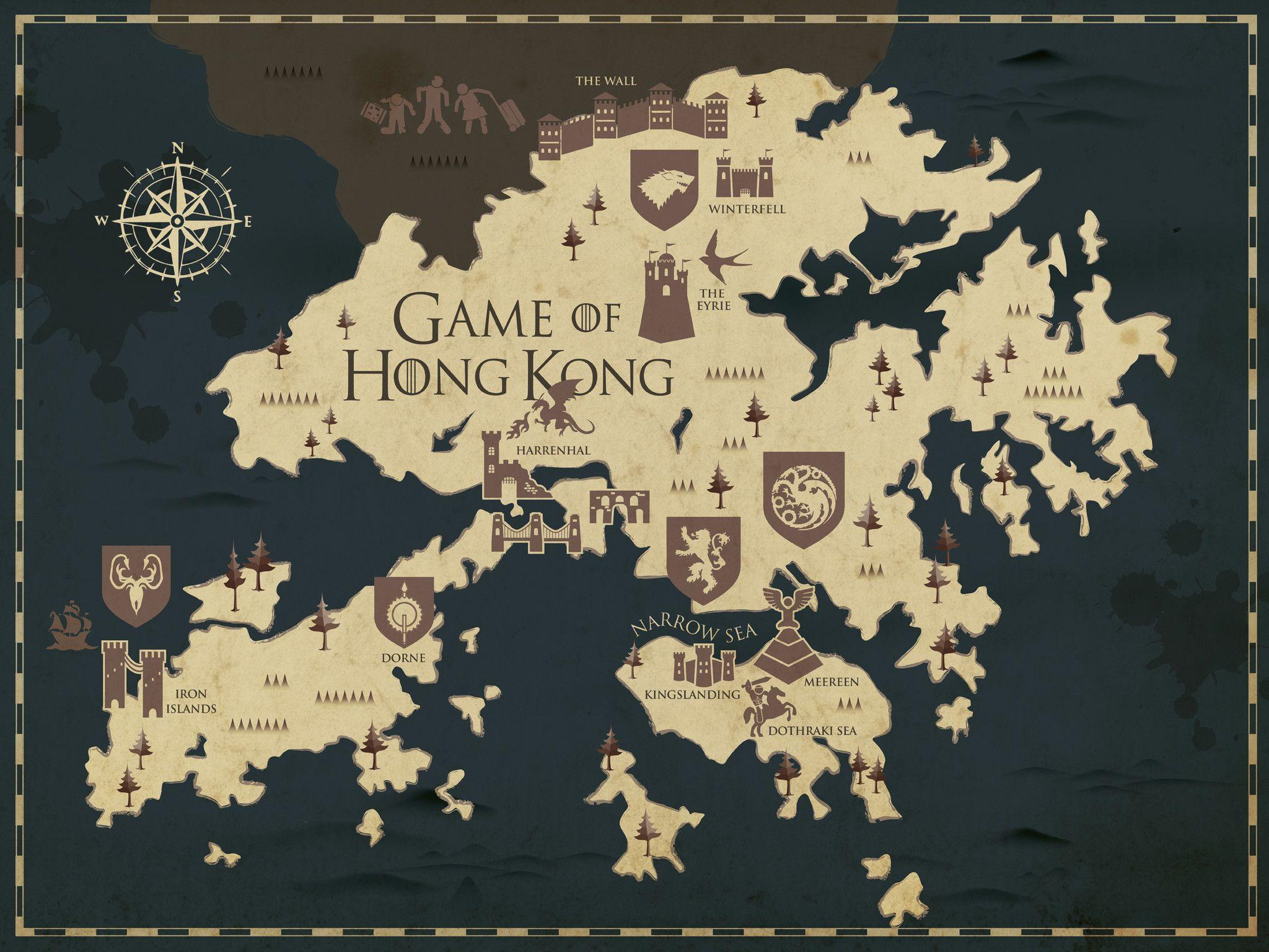 2048x1536 Westeros Map Wallpaper