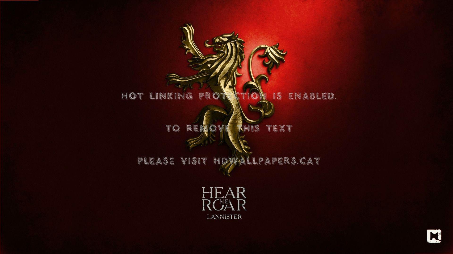 1920x1080 Game Of Thrones House Lannister Westeros Tv