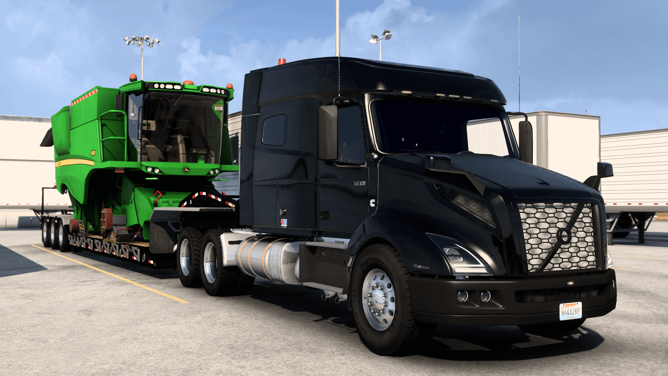2560x1440 Volvo VNL configured to look like a VNX