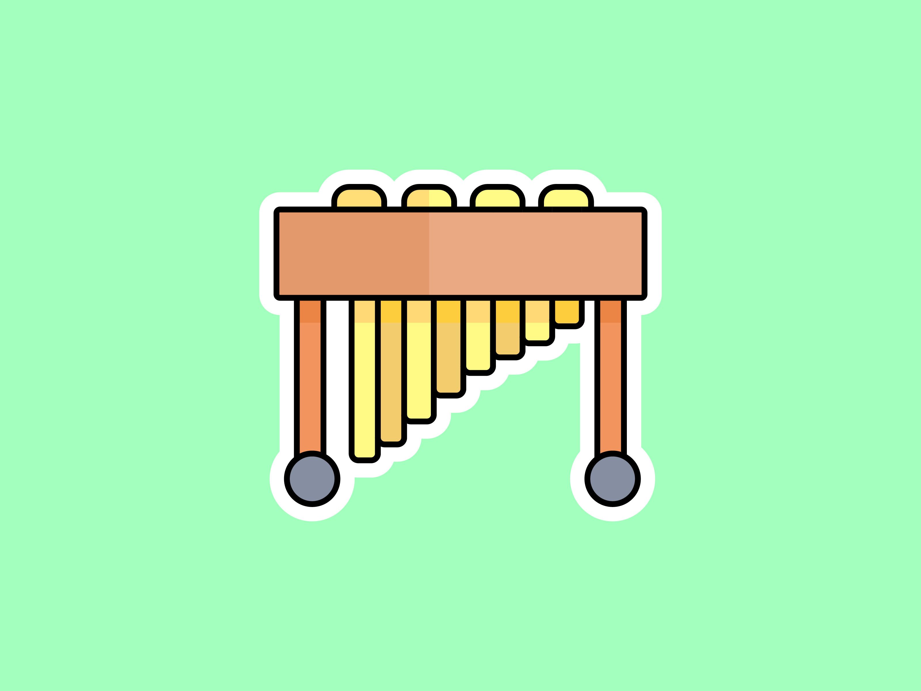 3200x2400 Music Marimba Icon Graphic