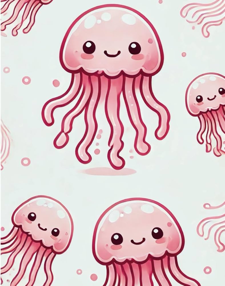 788x1000 Cute Pink Jellyfish
