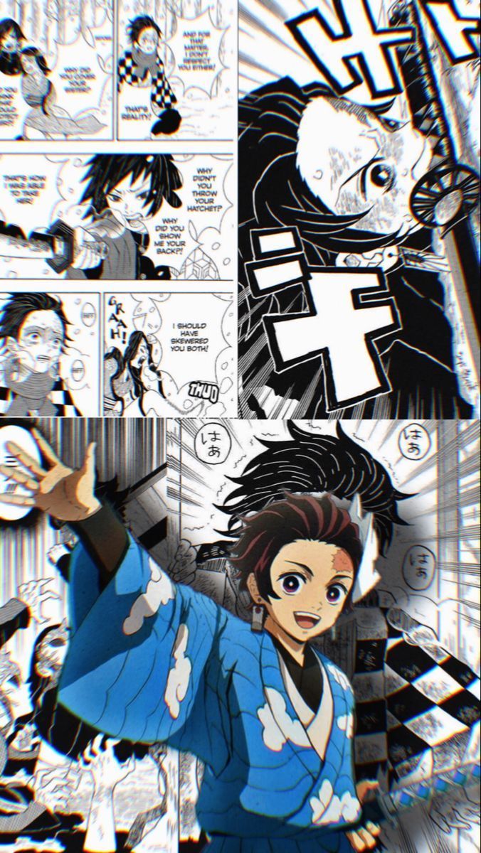 676x1200 Tanjiro manga wallpaper