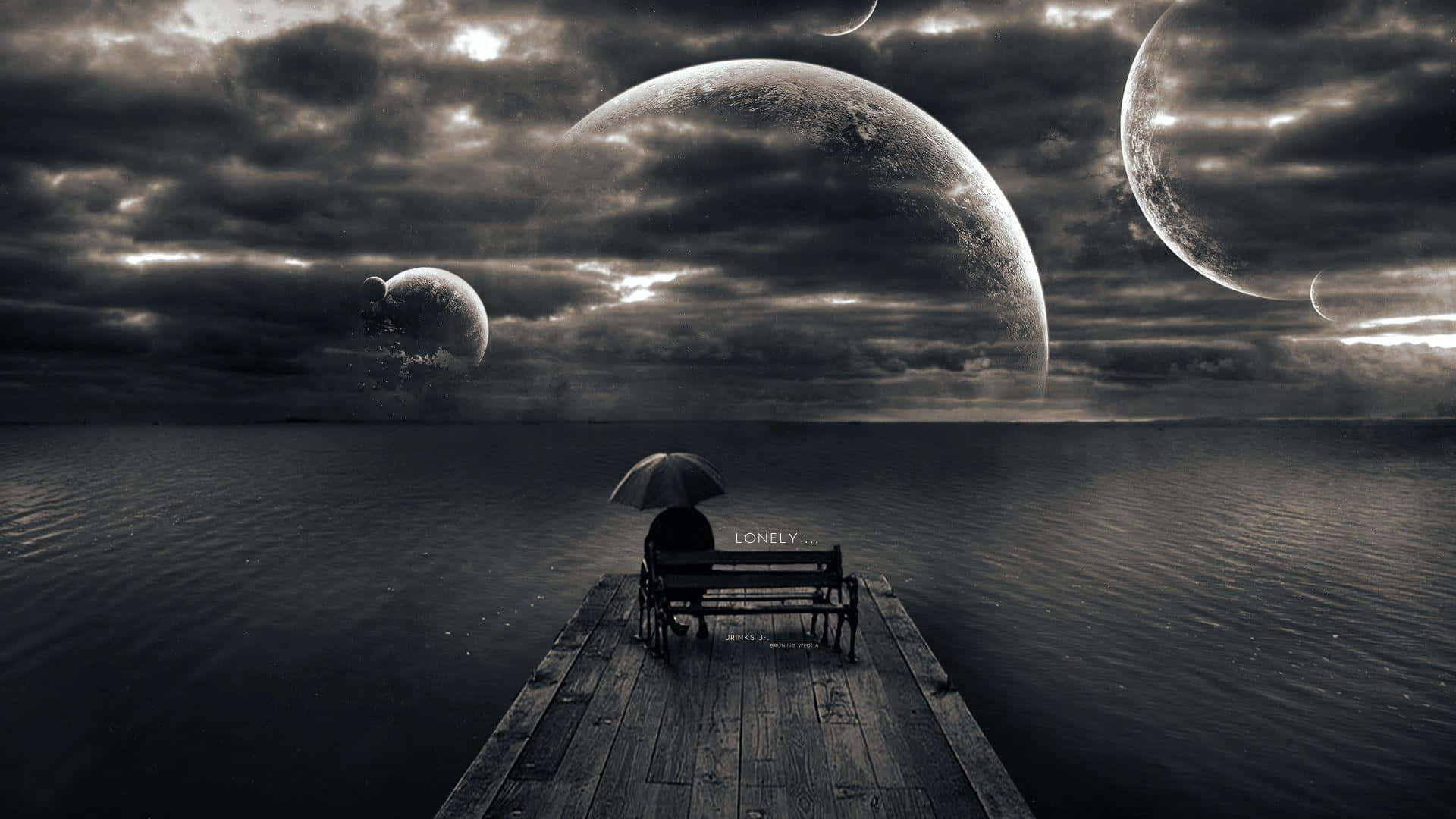 1920x1080 I Am Alone Wallpaper