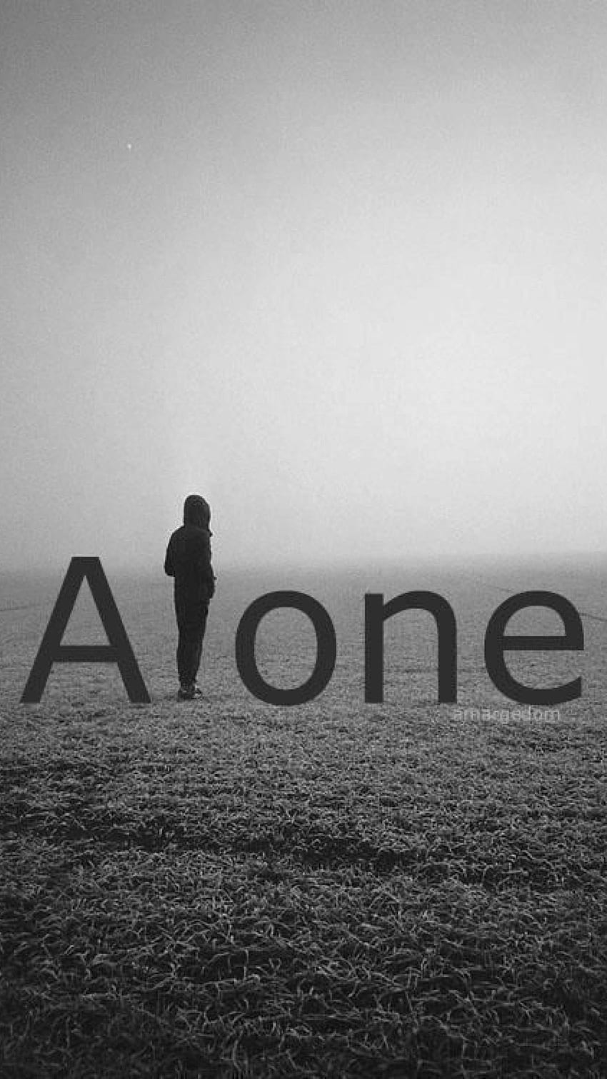 850x1511 Alone life HD wallpaper