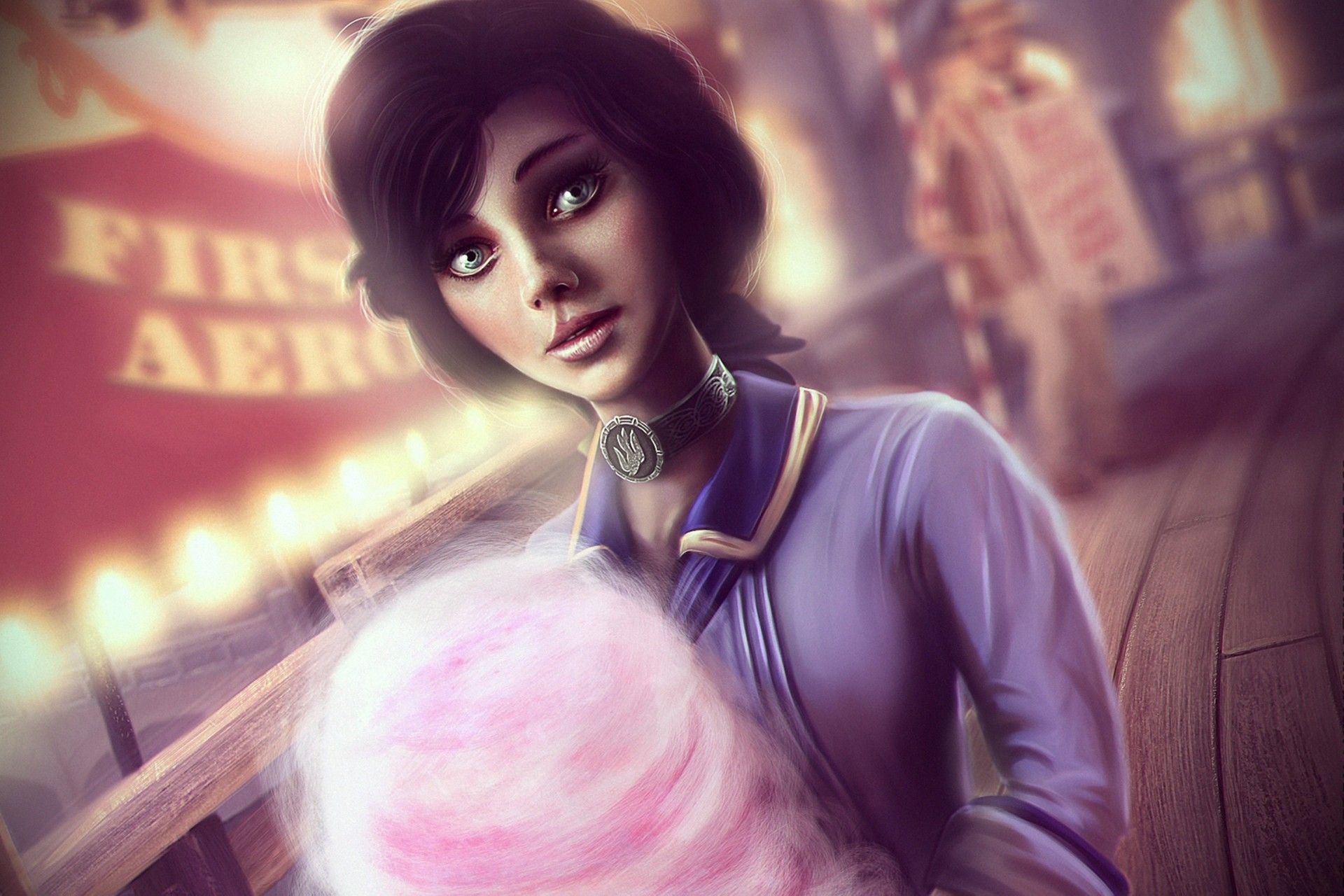 1920x1280 Wallpaper girl, art, Elizabeth