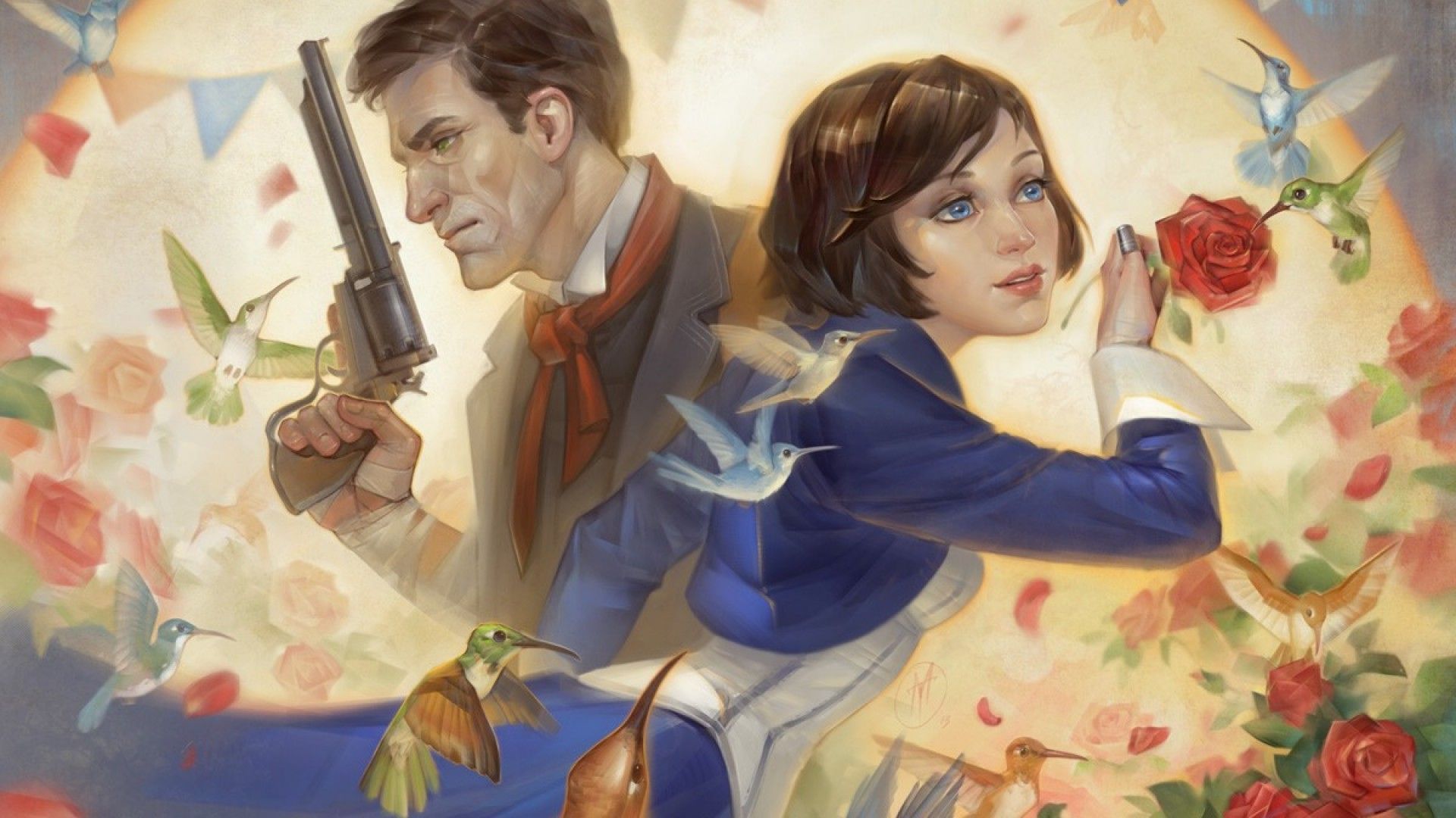 1920x1080 Bioshock Infinite HD Wallpaper: Booker