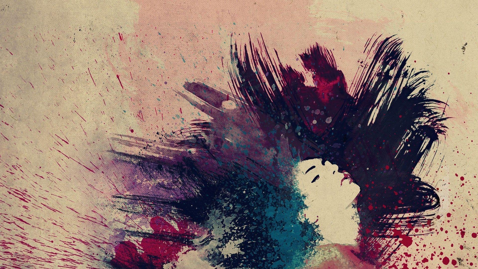 1920x1080 Paint Splatter Wallpaper