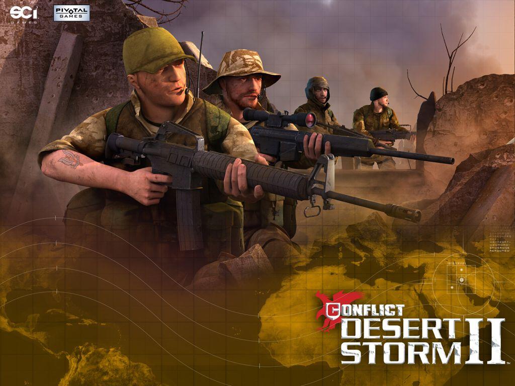 1024x768 Conflict: Desert Storm II: Back to Baghdad 2004